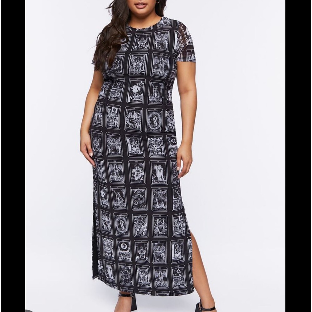 Forever 21 plus tarot card dress